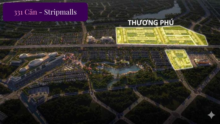 Khám Phá Thiết Kế 331 Căn Stripmalls Thương Phú Tại Thanh Phú Centre Point