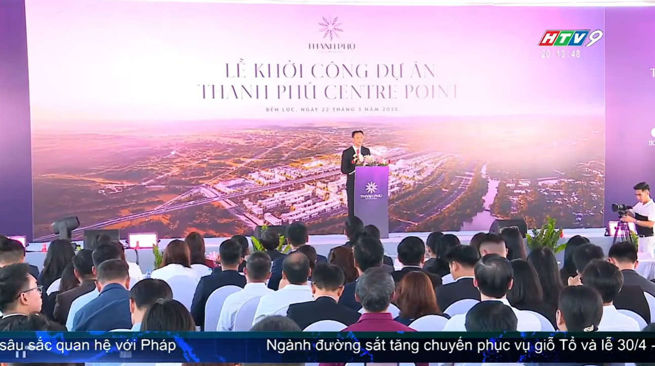 Dự án Thanh Phú Centre Point được đưa tin trên sóng truyền hình HTV9