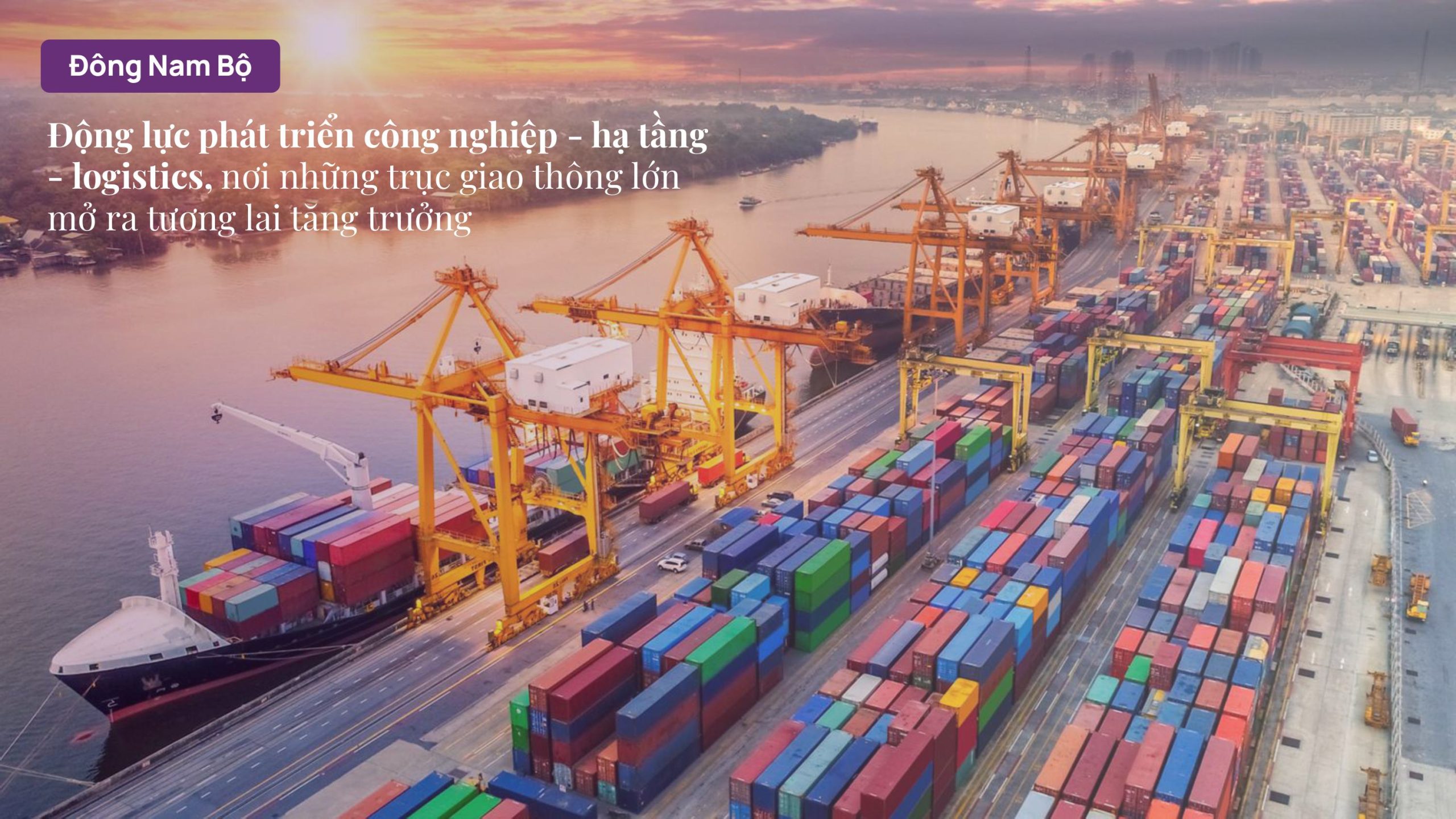 Bản đồ kết nối trung tâm logistics Đông Nam Bộ