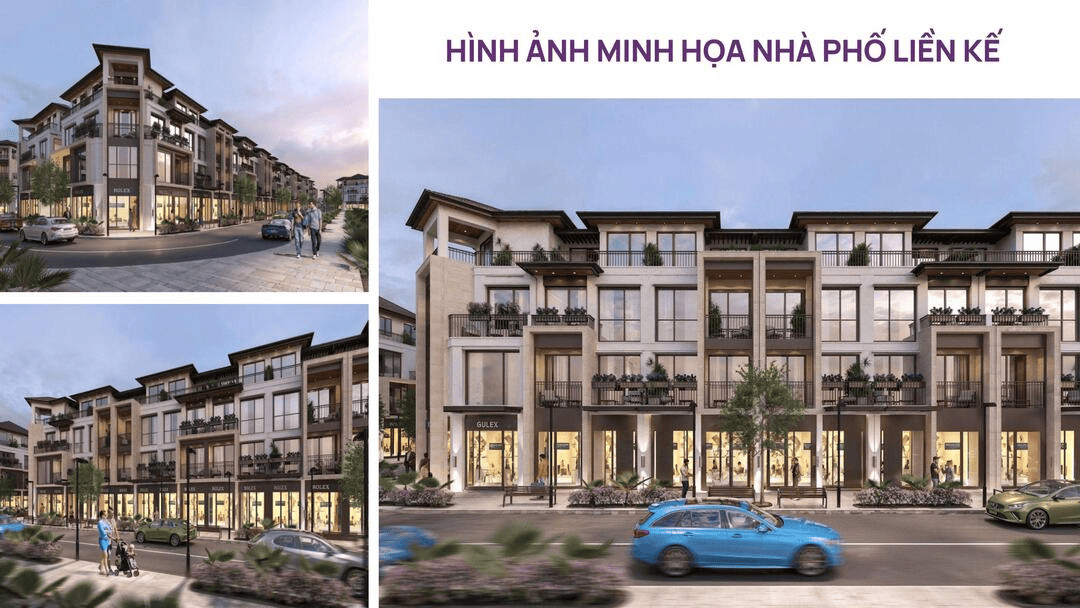 Thiết kế nhà phố thương mại và liền kề tại Thanh Phú Centre Point