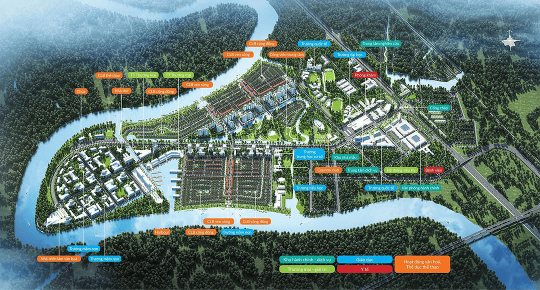 Hệ thống tiện ích nghỉ dưỡng tại khu đô thị Waterpoint