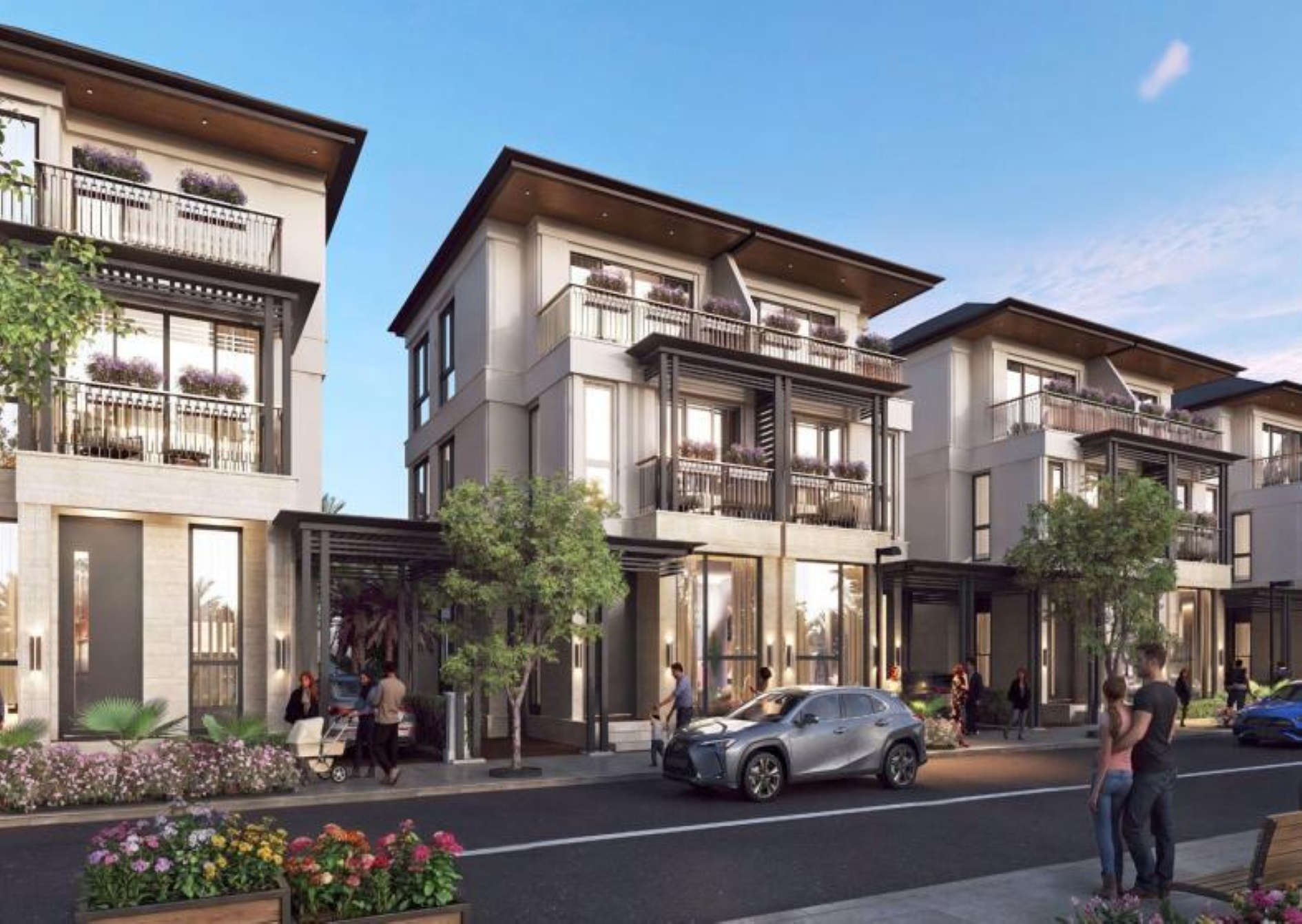 Thiết kế kiến trúc biệt thự tại phân khu Thương Phú