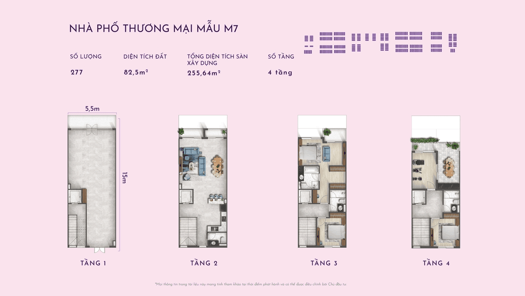Nhà mẫu Shophouse M7 phân khu Hội Phú