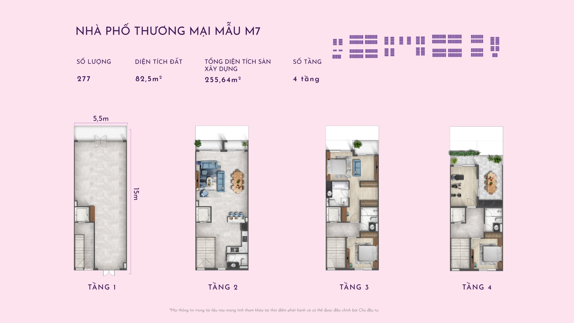 Mặt bằng layout thiết kế mẫu nhà phố thương mại M7 phân khu Hội Phú