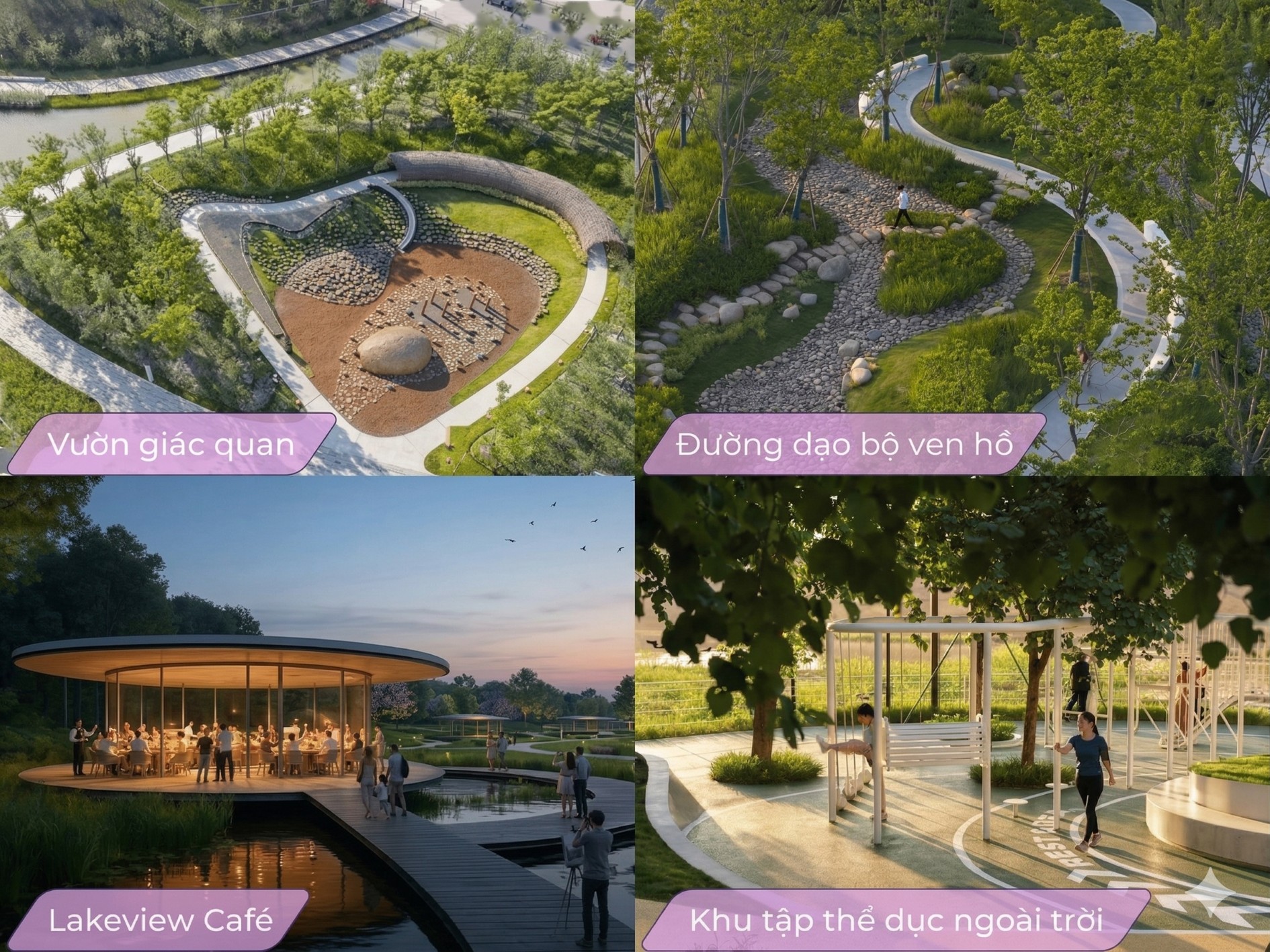 Vườn giác quan phân khu An Phú tại Thanh Phú Centre Point
