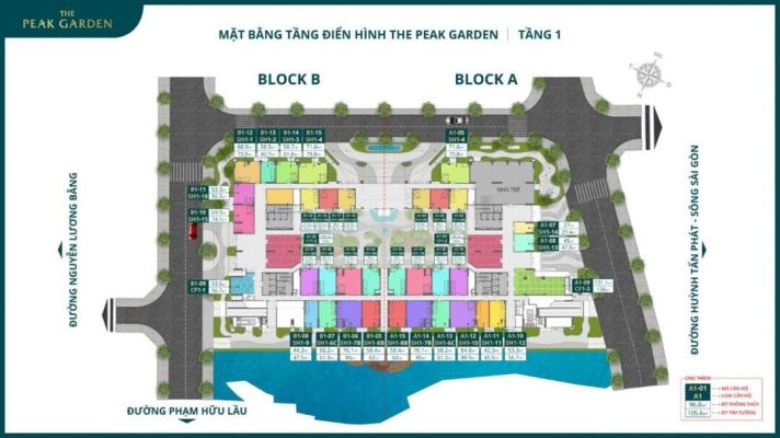 Toàn cảnh dự án The Peak Garden Quận 7