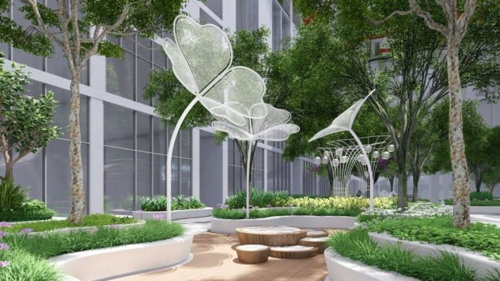 Tiến độ xây dựng thực tế tại công trường The Peak Garden