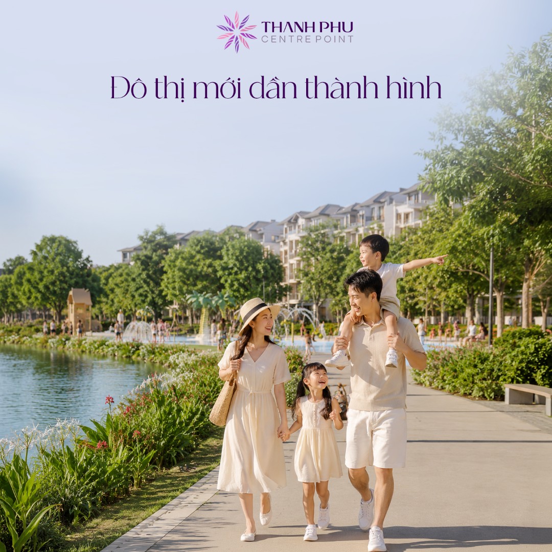 Đô thị mới dần thành hình Thanh Phú Centre Point