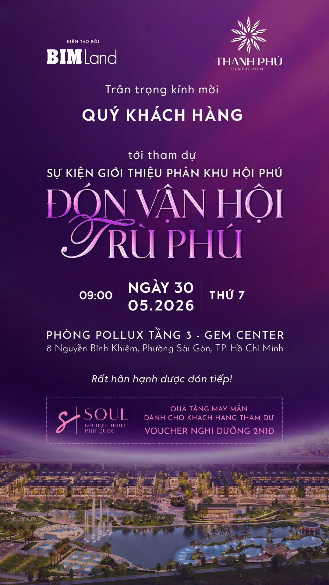 sự kiện phân khu Hội Phú Thanh Phú Centre Point