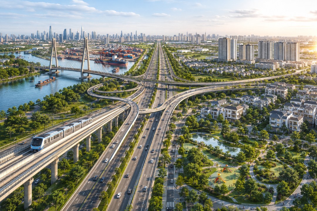 Quy hoạch hạ tầng khu Tây Bến Lức trong tương lai