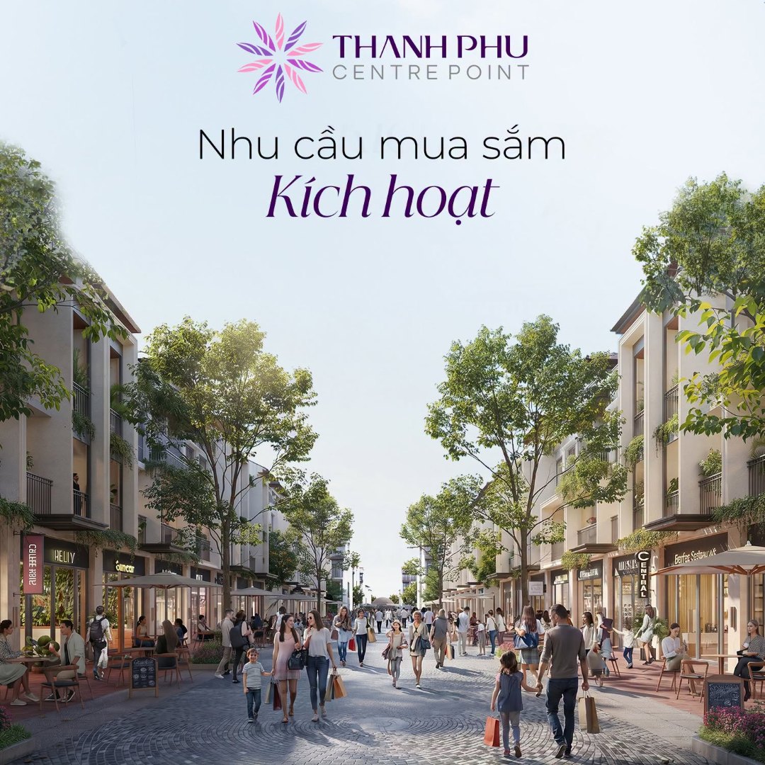 Tuyến phố đi bộ mua sắm thương mại tấp nập khách hàng tại phân khu Hội Phú