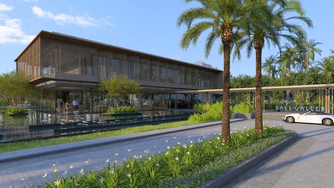 Phối cảnh tổng thể không gian bên ngoài Sales Gallery Thanh Phú Centre Point
