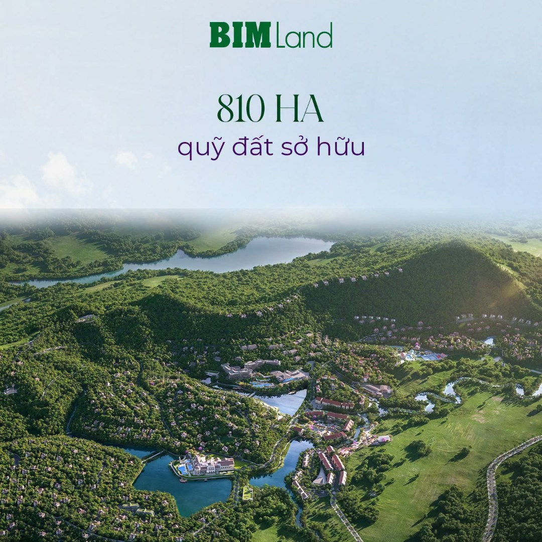 Quỹ đất sạch quy mô lên đến 810 ha của BIM Land tại các vị trí chiến lược