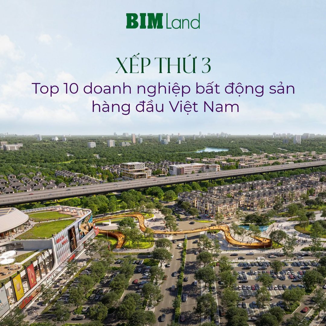 BIM Land vinh dự đứng trong Top 3 Doanh nghiệp Bất động sản hàng đầu Việt Nam