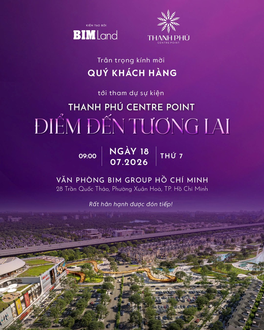 Sự kiện Điểm Đến Tương Lai Thanh Phú Centre Point
