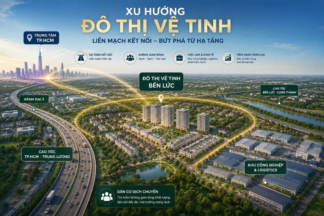 xu hướng đô thị vệ tinh