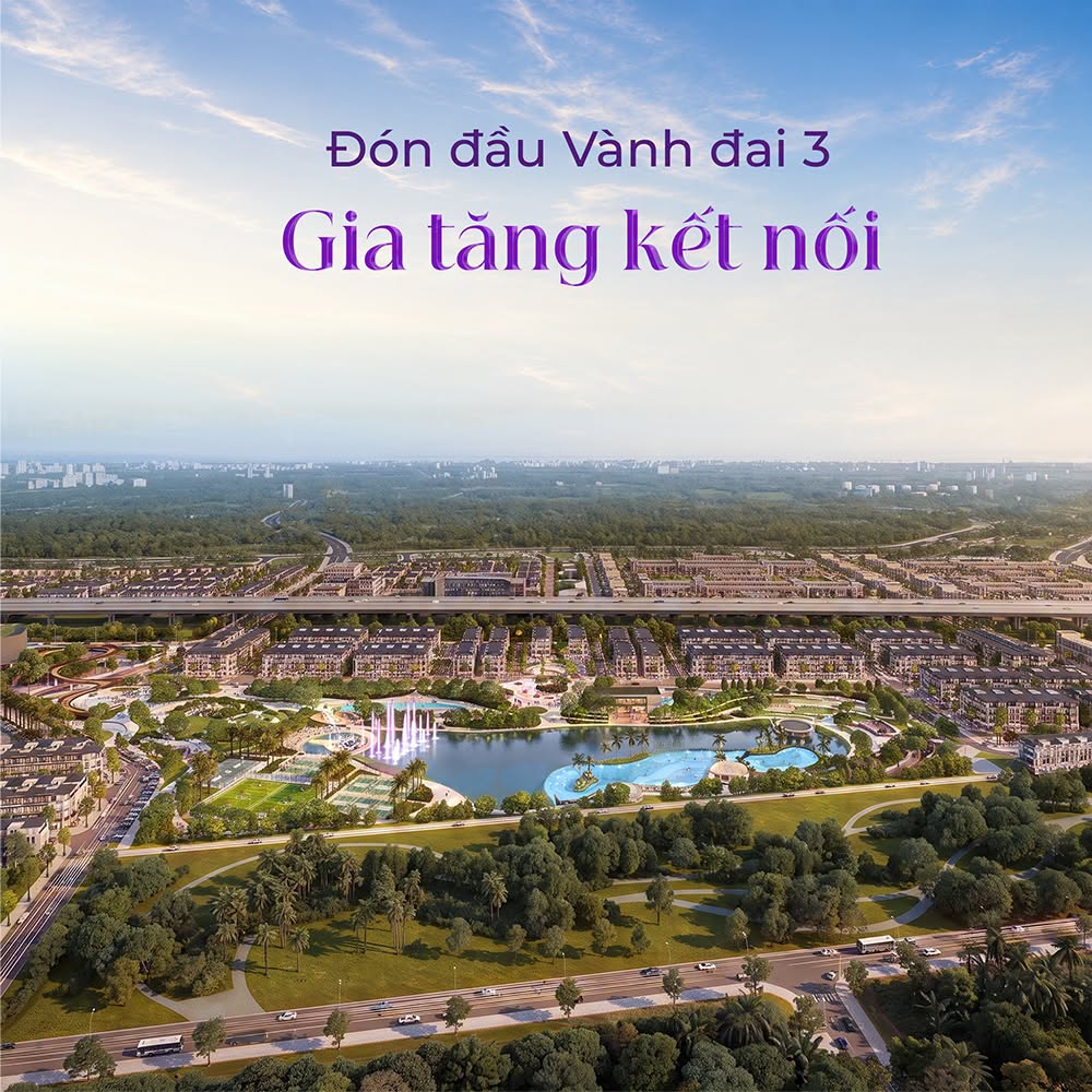 Phối cảnh tổng thể dự án khu đô thị Thanh Phú Centre Point tại vị trí tâm điểm kết nối