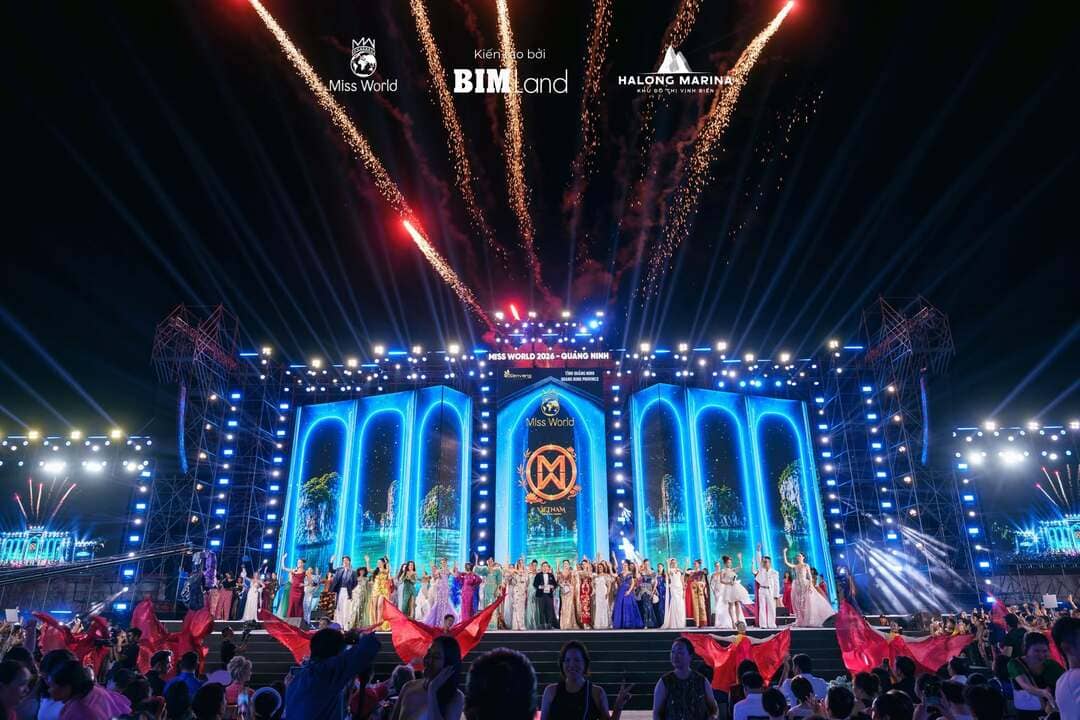 Sân khấu hoành tráng sự kiện Miss World tại Halong Marina