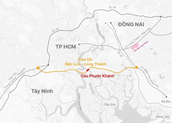 Cao Tốc Bến Lức - Long Thành Dự Kiến Thông Xe