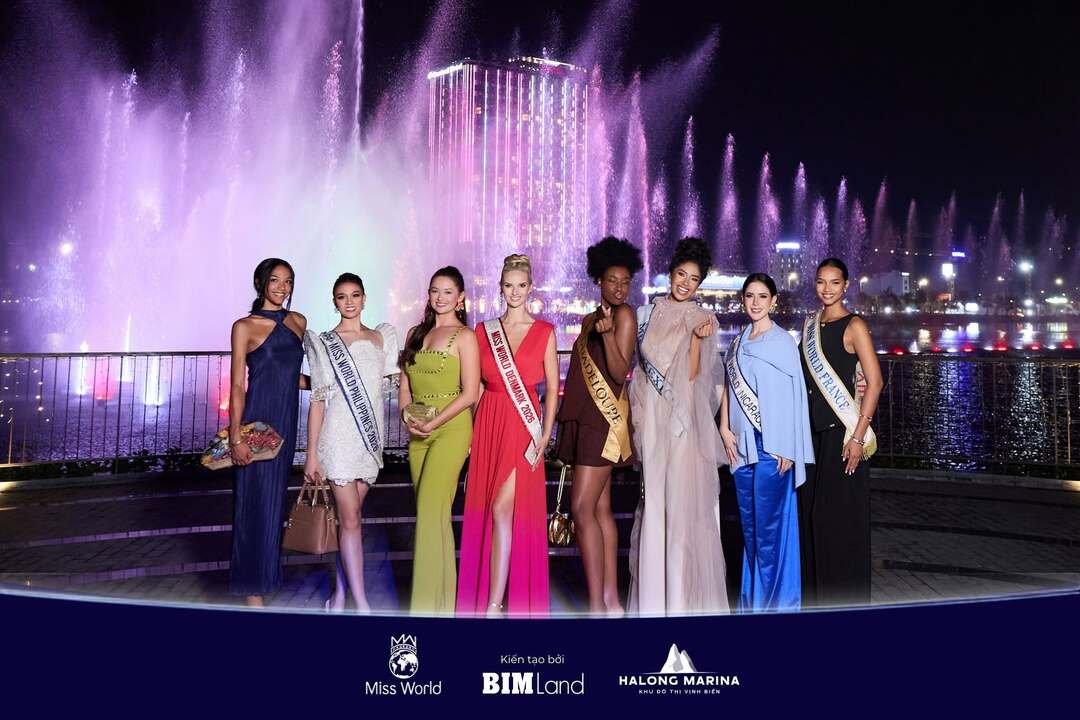 Miss World 2026 Tại Hạ Long tỏa sáng trong đêm hội trình diễn nhạc nước
