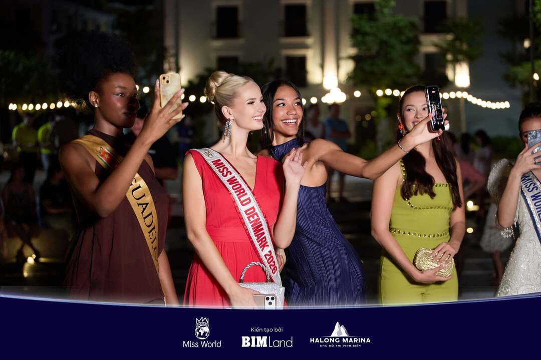 Các người đẹp Miss World 2026 ghi lại khoảnh khắc đáng nhớ tại Halong Marina