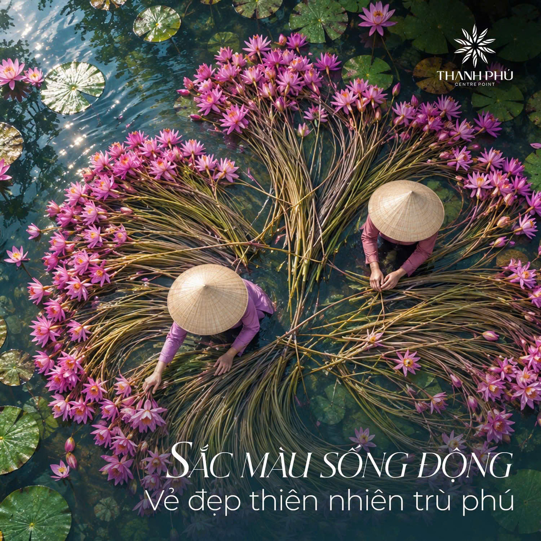 Sắc màu sống động từ hoa súng và vẻ đẹp thiên nhiên bản địa trù phú