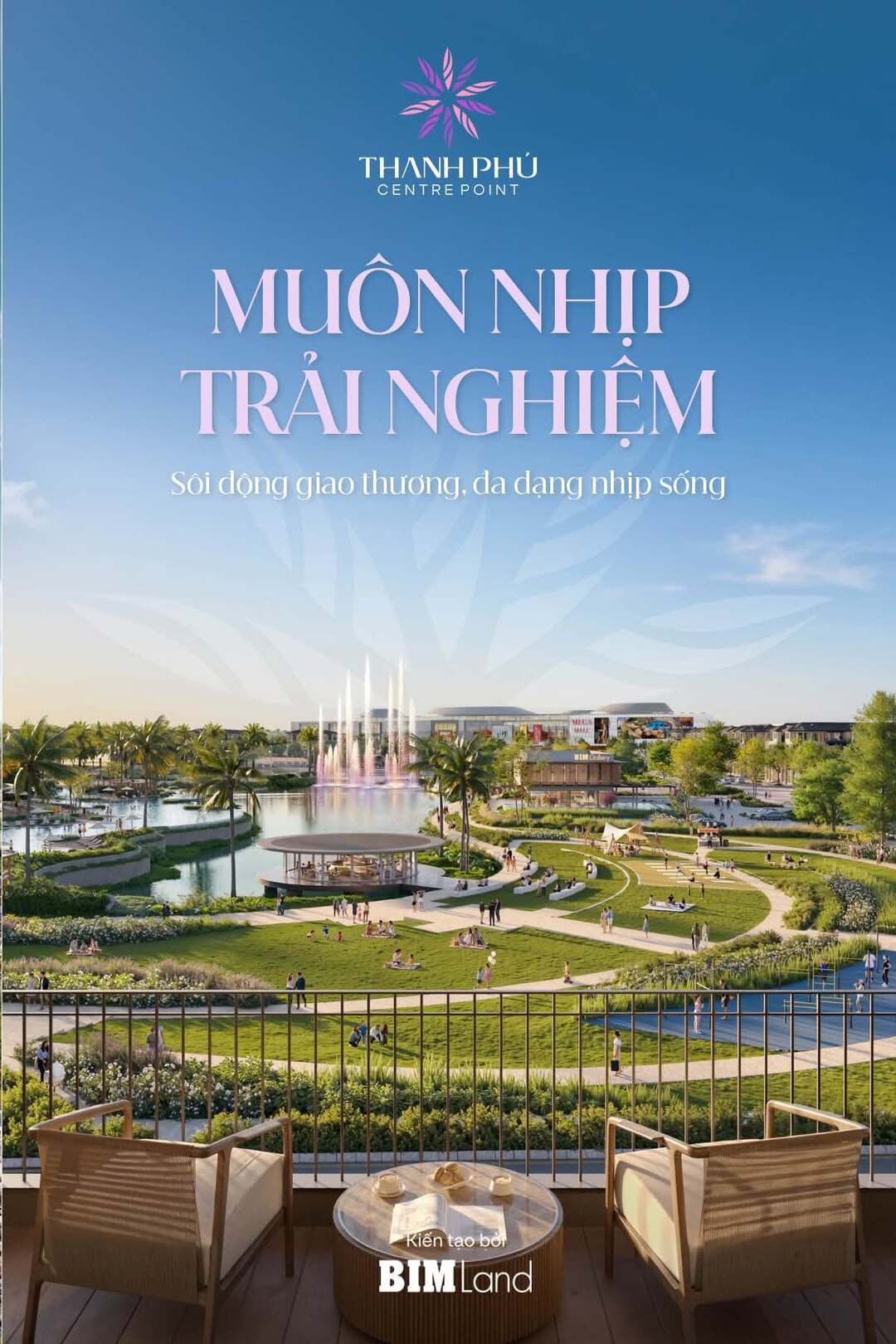 Muôn nhịp trải nghiệm giao thương sôi động và cảnh quan sinh thái tại Thanh Phú Centre Point
