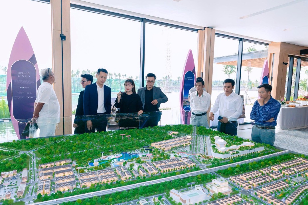 Sa bàn quy hoạch thực tế dự án Thanh Phú Centre Point