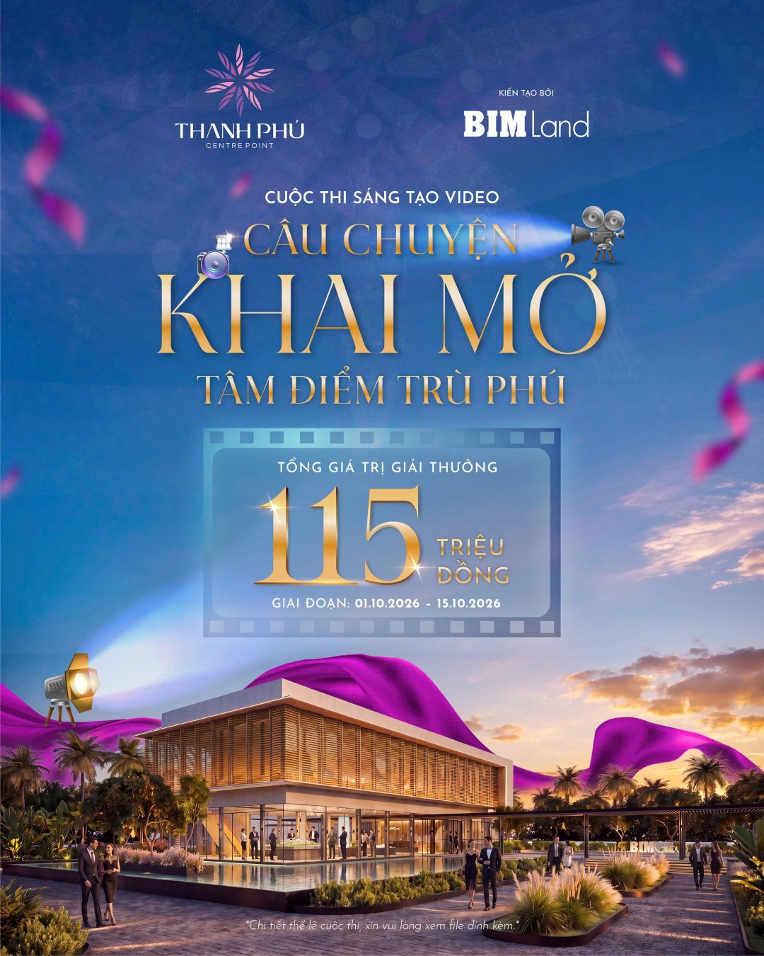 Poster Cuộc thi Sáng Tạo Video Thanh Phú Centre Point